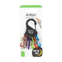 Organizador de mosquetões de chaves Nite Ize KeyRack Steel S-Biner Organizador de mosquetões de chaves Nite Ize KeyRack Steel S-Biner