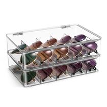 Organizador de Óculos de Sol Sorbus - Empilhável com 5 Compartimentos Organizador de Óculos de Sol Sorbus - Empilhável com 5 Compartimentos