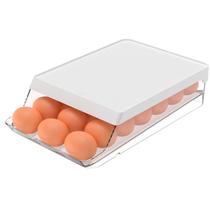 Organizador de Ovos 21 unidades Geladeira Cozinha Roll Clear Fresh - OU