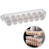 Organizador De Ovos Com Tampa Para Geladeira Com 14 Cavidades 37,5x11,5cm Paramount - Paramount Plásticos