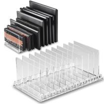 Organizador de paletas de sombras de maquiagem da Alegory Acrylic Clear