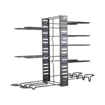 Organizador De Panelas E Tampas Ajustável De 8 Níveis Para Armário De Cozinha E Despensa DIY