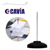 Organizador de Papéis CAVIA Espeto em Inox com Base Plástica 1 UNID