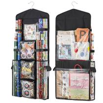 Organizador de papel de embrulho EOLIMEX Hanging Gift Storage preto