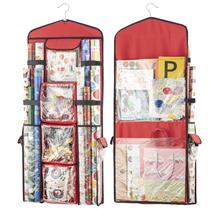 Organizador de papel de embrulho EOLIMEX Hanging Gift Storage vermelho