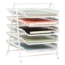 Organizador de Papel Mind Reader 5 Níveis Branco 29x36x38cm Organizador de Papel Mind Reader 5 Níveis Branco 29x36x38cm