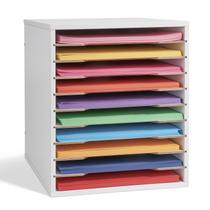 Organizador de papel Yumkfoi de 10 camadas para papel A4 e 9x12 polegadas