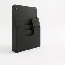 Organizador de Parede MDF A4 Porta Documento Vertical Escritório Consultório Expositor Multiuso Organizador de Parede MDF A4 Porta Documento Vertical Escritório Consultório Expositor Multiuso