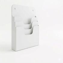 Organizador de Parede MDF A4 Porta Documento Vertical Escritório Consultório Expositor Multiuso Organizador de Parede MDF A4 Porta Documento Vertical Escritório Consultório Expositor Multiuso