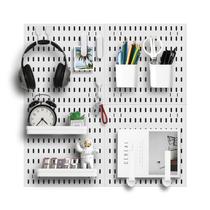 Organizador de parede Pegboard Zestify Renamp Your Space White