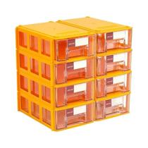 Organizador De Peças De Parafuso Mini Gaveta 14x9x4cm 8 16 Peças LEADLOONG Caixa De Armazenamento