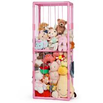 Organizador de Pelúcias Innotuiy - PVC Rosa