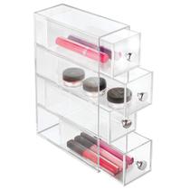 Organizador de penteadeira/cosméticos iDesign 36560EU com 4 gavetas transparente