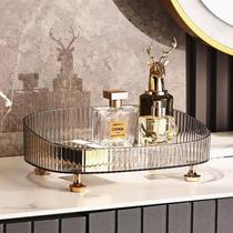 Organizador de perfume de maquiagem DEAMACE Skincare Tray Clear PET