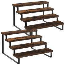 Organizador de perfume Display Riser Stand YINMIT de madeira de 4 camadas Organizador de perfume Display Riser Stand YINMIT de madeira de 4 camadas