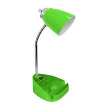 Organizador de pescoço de ganso Lamp Simple Designs LD1057-GRN verde