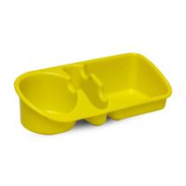 Organizador De Pia Amarelo Cinquetti, Porta Sabão, Esponja E Detergente, Amarelo, Facilidade E Organização Na Cozinha, P Organizador De Pia Amarelo Cinquetti, Porta Sabão, Esponja E Detergente, Amarelo, Facilidade E Organização Na Cozinha, P