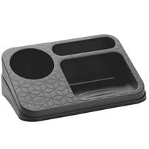 Organizador de Pia de Cozinha UZ Suporte Porta Detergente Esponja e Sabão em Barra Preto Organizador de Pia de Cozinha UZ Suporte Porta Detergente Esponja e Sabão em Barra Preto