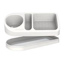 Organizador De Pia Porta Detergente 3x1 Com Base Pia Sequinha - Organizador De Pia Porta Detergente 3x1 Com Base Pia Sequinha -
