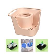 Organizador De Pia Porta Detergente Esponja Sabão Suporte Escorredor de Louça Flex - 10849 Coza Organizador De Pia Porta Detergente Esponja Sabão Suporte Escorredor de Louça Flex - 10849 Coza