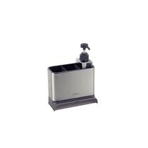 Organizador de pia suporte detergente e esponja tramontina aço inox 14cm