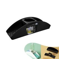 Organizador De Pia Suporte Porta Detergente Esponja Basic Preto - 10862 Coza