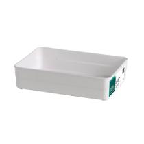 ORGANIZADOR DE PLASTICO BRANCO 22,5X15X5,2 CM - Ref 1836 Paramount