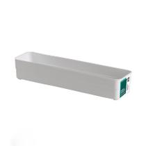 Organizador de Plástico Multiuso Branco 30x7,5x5,2CM Organizador de Plástico Multiuso Branco 30x7,5x5,2CM