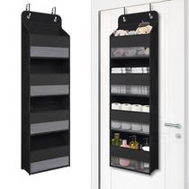 Organizador de Porta Girafa Creation - 4 Bolsos - Preto