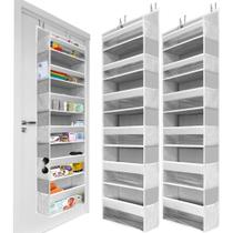 Organizador de Porta HOMELUX THEORY - 2 Unidades com 6 Bolsos Grandes e 12 Pequenos Organizador de Porta HOMELUX THEORY - 2 Unidades com 6 Bolsos Grandes e 12 Pequenos