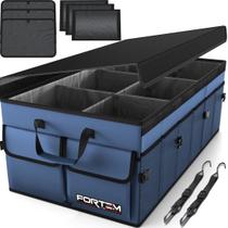 Organizador de Porta-Malas de Carro FORTEM - Dobrável 85L - Oxford 600D Organizador de Porta-Malas de Carro FORTEM - Dobrável 85L - Oxford 600D