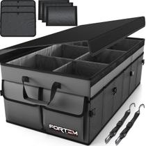 Organizador de Porta-Malas de Carro FORTEM - Dobrável 85L - Oxford 600D Organizador de Porta-Malas de Carro FORTEM - Dobrável 85L - Oxford 600D