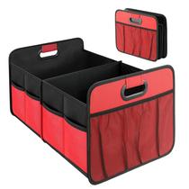 Organizador de porta-malas de carro YSSOA 2 compartimentos 600D Oxford Red Organizador de porta-malas de carro YSSOA 2 compartimentos 600D Oxford Red