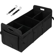 Organizador de porta-malas de carro YSSOA 50L à prova d'água Oxford 600D preto