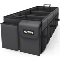 Organizador de Porta-Malas Dobrável HOTOR - 3 Compartimentos - Preto