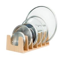 Organizador de porta-tampas de panela MobileVision Bamboo 6 Lids