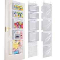 Organizador de Porta Woodoulogy com 4 Bolsos para Brinquedos Infantis