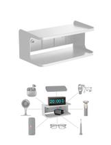 Organizador de prateleira de parede de cabeceira NOTMBESTM Small White