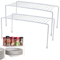 Organizador de prateleiras Evelots Wire Rack Cabinet Shelt pacote com 2