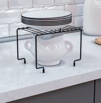 Organizador De Pratos Armário Despensa Cozinha Aramado