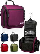 Organizador de produtos de higiene pessoal AvaJex Large Waterproof Purple Travel