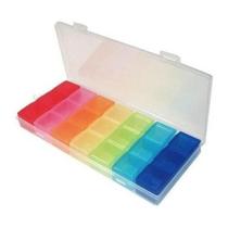 Organizador de Remédio Estojo Jóias Com 7 Caixinha Original Japão