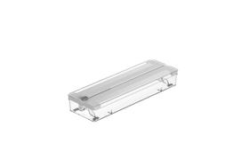 Organizador De Rolos Duplo Clear Branco - Ou