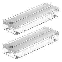 Organizador de Rolos Duplo Clear Gavetas
