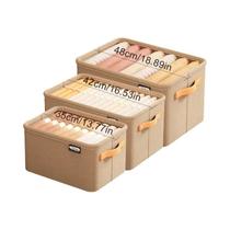 Organizador de Roupas Dobrável para Armário - 1, 2 ou 3 Peças - Ideal para Calças, Gavetas e Brinquedos