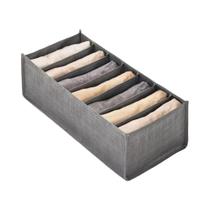 Organizador de Roupas Íntimas e Jeans - Kit com 3 Caixas Divisórias para Gavetas