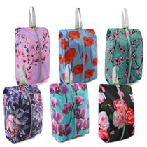 Organizador de Sapatos BeeGreen - 6 Peças de Nylon com Estampa Floral para Viagem Organizador de Sapatos BeeGreen - 6 Peças de Nylon com Estampa Floral para Viagem