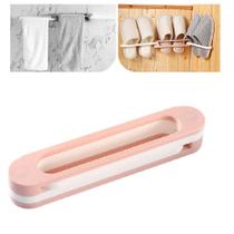 Organizador de sapatos parede suporte para 3 pares 6 chinelos pantufa armario guarda roupa rosa Organizador de sapatos parede suporte para 3 pares 6 chinelos pantufa armario guarda roupa rosa