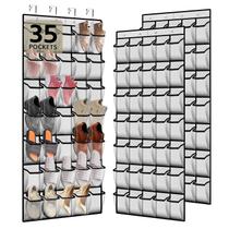 Organizador de sapatos PAULONE 35 Pocket Over the Door para homens e mulheres Organizador de sapatos PAULONE 35 Pocket Over the Door para homens e mulheres
