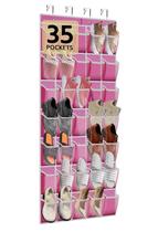 Organizador de sapatos PAULONE 35 Pocket Over the Door (rosa)
